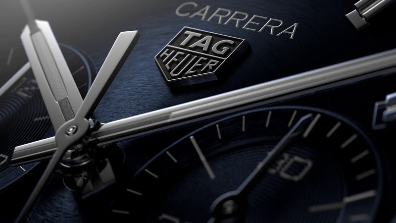 Tag Heuer Carrera Chronograph Blue Dial Silver Steel Strap Watch for Men - CBN2A1A.BA0643 Buy Now By Tag Heuer
