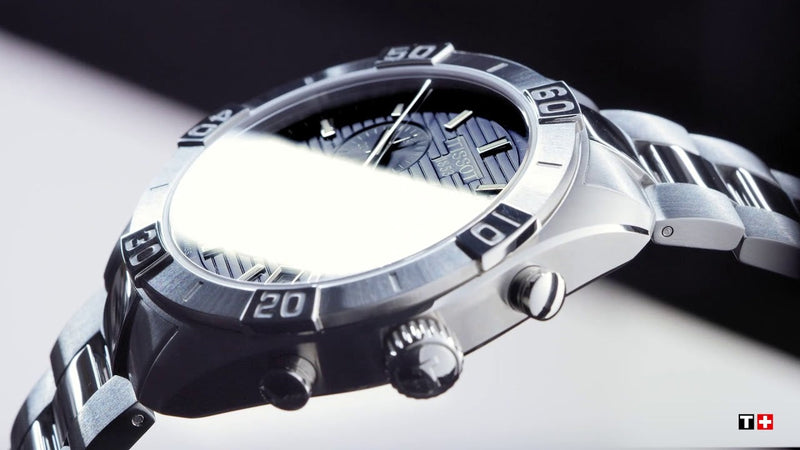 Tissot PR 100 Sport Quartz Chronograph Blue Dial Silver Steel Strap Watch For Men - T101.617.11.041.00 Buy Now By Tissot