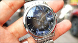 Longines Record Black Dial Automatic Stainless Steel 40mm Watch for Men - L2.821.4.56.6 Buy Now By Longines