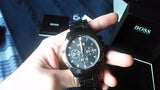Hugo Boss Talent Black Ceramic Dial Black Steel Strap Watch for Men - 1513581 Buy Now By Hugo Boss