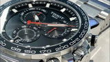 Tissot Supersport Chrono Black Dial Silver Steel Strap Watch For Men - T125.617.11.051.00 Buy Now By Tissot