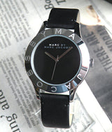 Marc Jacobs Blade Black Dial Black Leather Strap Watch for Women - MBM1205 Buy Now By Marc Jacobs