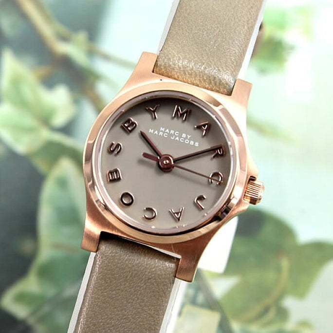 Marc Jacobs Henry Dinky Grey Dial Grey Leather Strap Watch for Women - MBM1239 Buy Now By Marc Jacobs