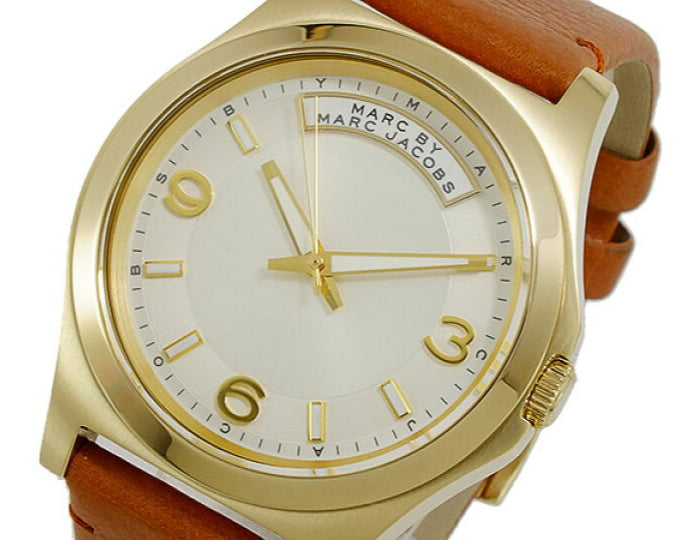 Marc Jacobs Baby Dave White Dial Brown Leather Strap Watch for Women - MBM1261 Buy Now By Marc Jacobs
