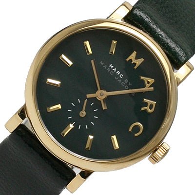 Marc Jacobs Baker Mini Green Dial Green Leather Strap Watch for Women - MBM1272 Buy Now By Marc Jacobs