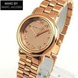 Marc Jacobs Marci Rose Gold Dial Rose Gold Steel Strap Watch for Women - MBM3099 Buy Now By Marc Jacobs