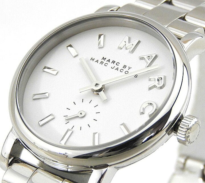 Marc Jacobs Baker White Dial Silver Steel Strap Watch for Women - MBM3246 Buy Now By Marc Jacobs
