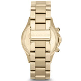 Marc Jacobs Rock Chronograph Black Dial Gold Steel Strap Watch for Women - MBM3253 Buy Now By Marc Jacobs