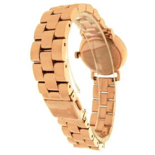 Marc Jacobs Mini Baker Blue Dial Rose Gold Steel Strap Watch for Women - MBM3285 Buy Now By Marc Jacobs