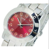 Marc Jacobs Amy Red Dial Silver Steel Strap Watch for Women - MBM3335 Buy Now By Marc Jacobs