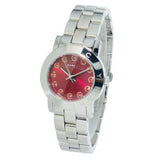 Marc Jacobs Amy Red Dial Silver Steel Strap Watch for Women - MBM3335 Buy Now By Marc Jacobs