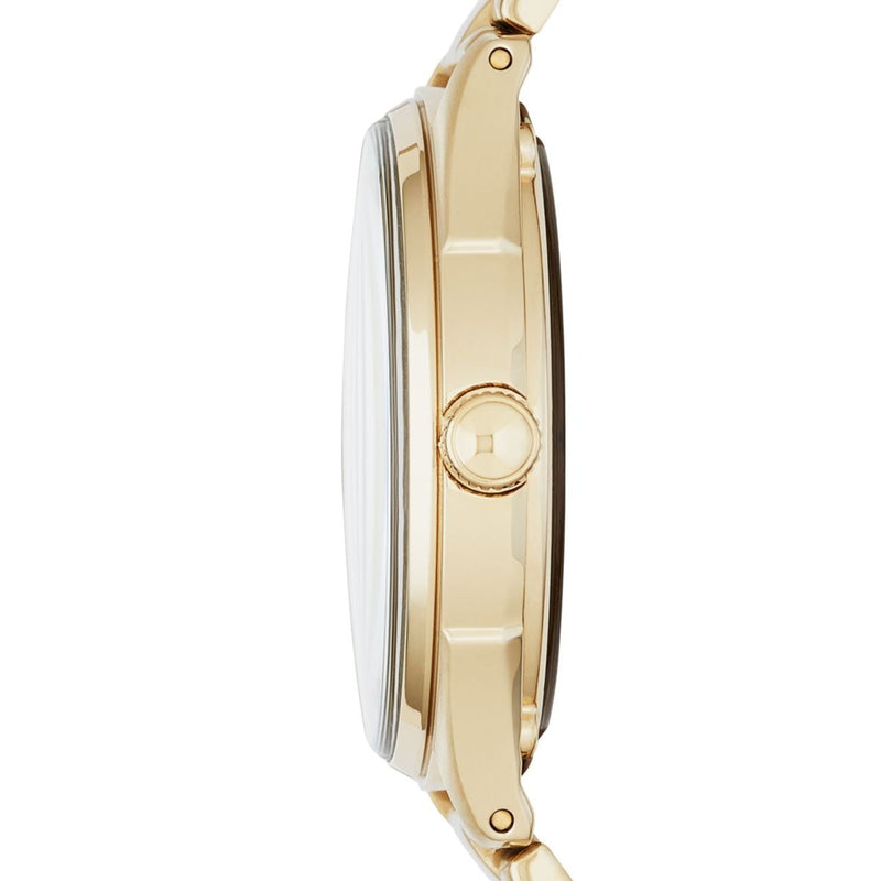 Marc Jacobs Marc Tether Transparent Gold Dial Gold Steel Strap Watch for Women - MBM3413 Buy Now By Marc Jacobs