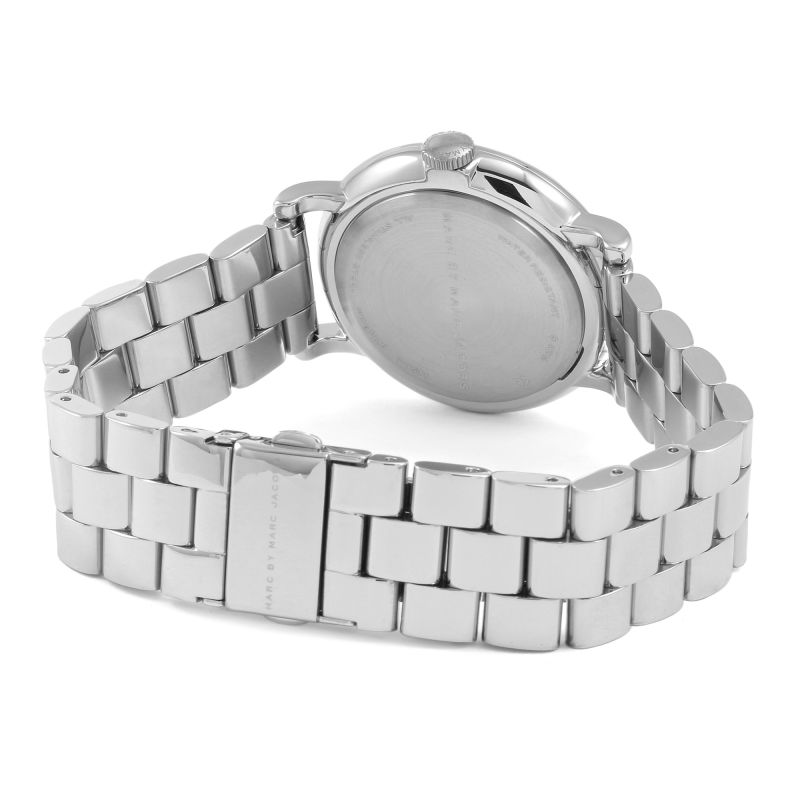 Marc Jacobs Marc White Dial Silver Steel Strap Watch for Women - MBM3420 Buy Now By Marc Jacobs