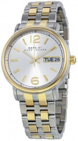 Marc Jacobs Fergus Silver Dial Two Tone Steel Strap Watch for Women - MBM3426 Buy Now By Marc Jacobs