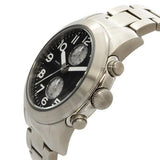 Marc Jacobs Larry Chronograph Black Dial Silver Steel Strap Watch for Men - MBM5050 Buy Now By Marc Jacobs
