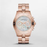 Marc Jacobs Blade Chronograph Mother of Pearl White Dial Rose Gold Steel Strap Watch for Women - MBM8637 Buy Now By Marc Jacobs