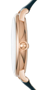 Marc Jacobs Roxy Navy Blue Dial Blue Leather Strap Watch for Women - MJ1534 Buy Now By Marc Jacobs
