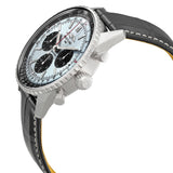 Shop Breitling Navitimer B01 Chronograph 43 Blue Dial Black Leather Strap Watch for Men - AB0138241C1P1 in USA