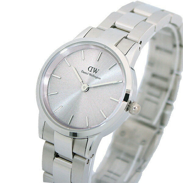 Daniel Wellington Iconic Link Unitone Silver Dial Silver Steel Strap Watch For Women - DW00100402 Buy Now By Daniel Wellington