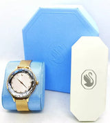 Swarovski Octea Nova Silver Dial Rose Gold Mesh Strap Watch for Women - 5650011