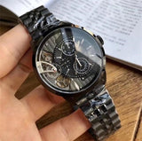 Fossil Townsman Mechanical Black Dial Black Steel Strap Watch for Men - ME1136 Buy Now By Fossil