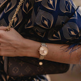 Daniel Wellington Petite Rose Gold Dial Rose Gold Mesh Strap Watch For Women - DW00100472 Buy Now By Daniel Wellington