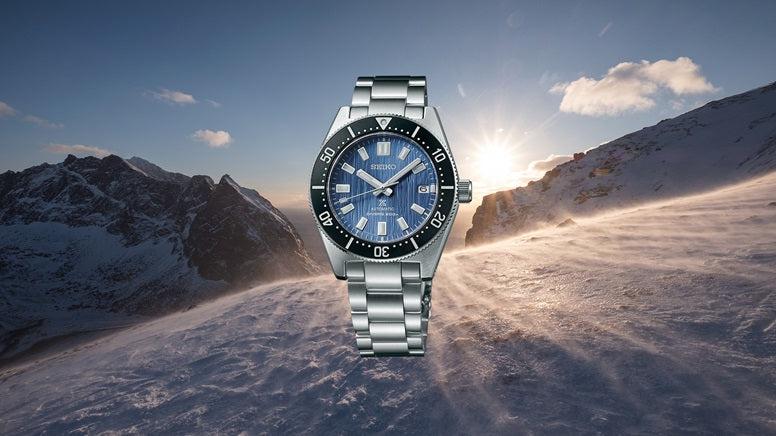 Seiko Prospex Automatic 1965 Dive 55th Anniversary Limited Edtion Blue Dial Silver Steel Strap Watch For Men - SPB149J1 Buy Now By Seiko