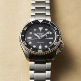 Seiko 5 Sports Automatic Day Date Black Dial Silver Steel Strap Watch for Men - SRPD55K1 Buy Now By Seiko