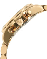 Michael Kors Bradshaw Chronograph Black Dial Gold Steel Strap Watch For Women - MK6959 Buy Now By Michael Kors