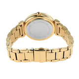 Michael Kors Abbey Three-Hand Analog White Dial Gold Steel Strap Watch for Women - MK4615 Buy Now By Michael Kors