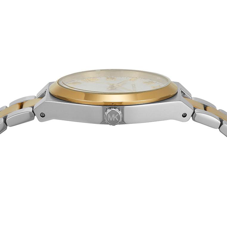 Michael Kors Lennox Three-Hand White Dial Two Tone Steel Strap Watch for Women - MK7464 Buy Now By Michael Kors