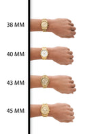 Michael Kors Lennox Chronograph White Dial Gold Steel Strap Watch For Men - MK9120 Buy Now By Michael Kors