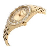 Michael Kors Harlowe Three-Hand Quartz Gold Dial Gold Steel Strap Watch For Women - MK4709 Buy Now By Michael Kors