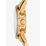 Michael Kors Runway Chronograph Gold Dial Gold Steel Strap Watch For Women - MK5698 Buy Now By Michael Kors