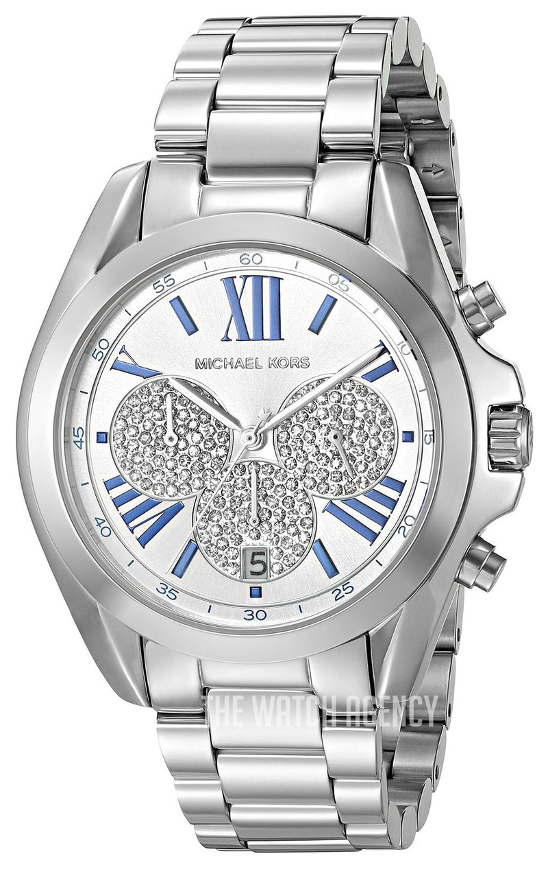 Michael Kors Bradshaw Quartz Silver Dial Silver Steel Strap Watch For Women - MK6320 Buy Now By Michael Kors