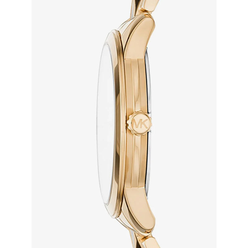 Michael Kors Runway Mercer Mother of Pearl White Dial Two Tone Steel Strap Watch For Women - MK6674 Buy Now By Michael Kors