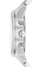Michael Kors Ritz Chronograph Crystals Silver Dial Silver Steel Strap Watch For Women - MK7301 Buy Now By Michael Kors