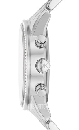 Michael Kors Ritz Chronograph Crystals Silver Dial Silver Steel Strap Watch For Women - MK7301 Buy Now By Michael Kors