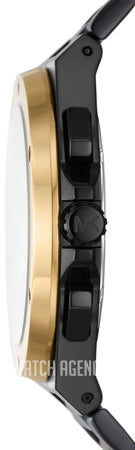 Michael Kors Lennox Chronograph Black Dial Black Steel Strap Watch For Men - MK8941 Buy Now By Michael Kors