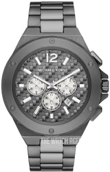 Michael Kors Lennox Chronograph Quartz Grey Dial Grey Steel Strap Watch For Men - MK9102 Buy Now By Michael Kors