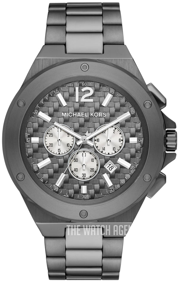 Michael Kors Lennox Chronograph Quartz Grey Dial Grey Steel Strap Watch For Men - MK9102 Buy Now By Michael Kors