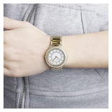 Michael Kors Kerry Mother of Pearl Dial Gold Steel Strap Watch for Women - MK3312 Buy Now By Michael Kors