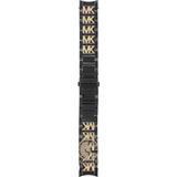 Michael Kors Wren Chronograph Black Dial Two Tone Steel Strap Watch for Women - MK6978 Buy Now By Michael Kors