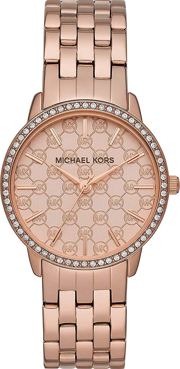 Michael Kors Argyle Quartz Rose Gold Dial Rose Gold Steel Strap Watch For Women - MK3156 Buy Now By Michael Kors