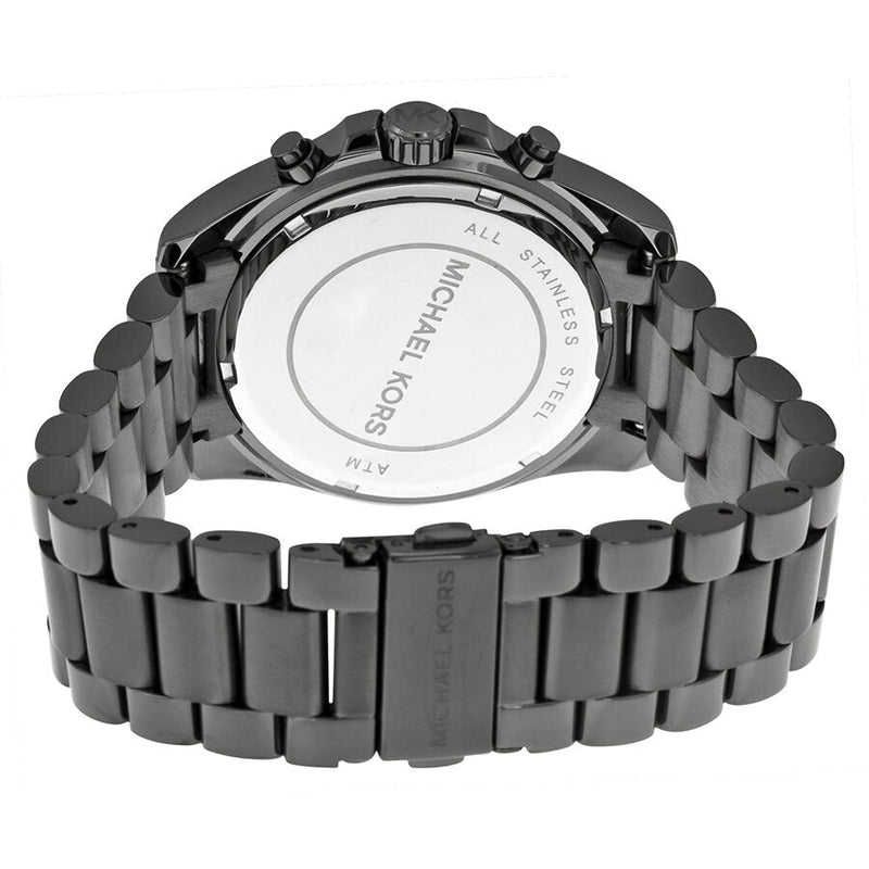 Michael Kors Bradshaw Chronograph Black Dial Black Steel Strap Watch For Women - MK6058 Buy Now By Michael Kors