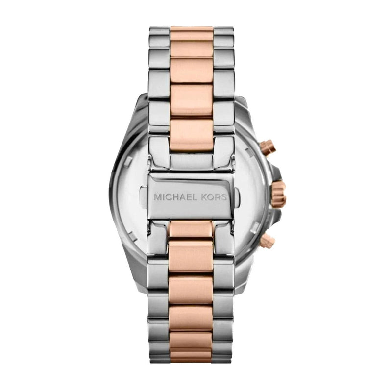 Michael Kors Bradshaw Blue Dial Two Tone Steel Strap Watch for Women - MK5606 Buy Now By Michael Kors