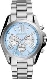 Michael Kors Bradshaw Chronograph Blue Dial Silver Steel Strap Watch For Women - MK6099 Buy Now By Michael Kors