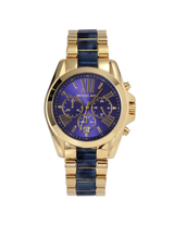 Michael Kors Bradshaw Navy Blue Dial Two Tone Steel Strap Watch for Women - MK6268 Buy Now By Michael Kors