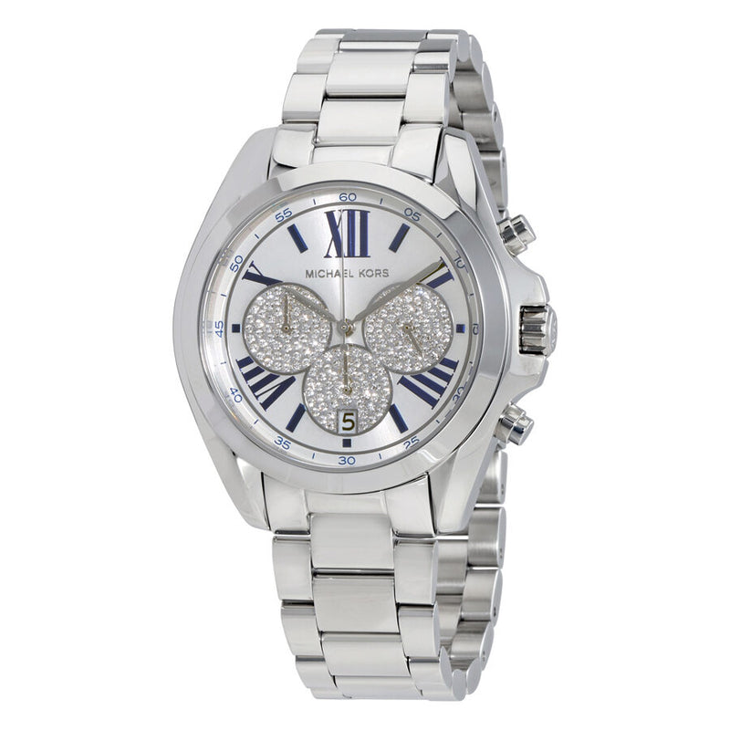 Michael Kors Bradshaw Quartz Silver Dial Silver Steel Strap Watch For Women - MK6320 Buy Now By Michael Kors