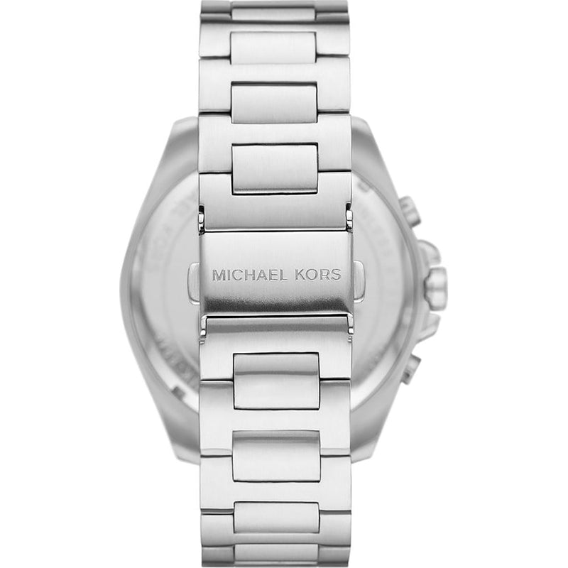 Michael Kors Brecken Chronograph Black Dial Silver Steel Strap Watch For Men - MK8847 Buy Now By Michael Kors